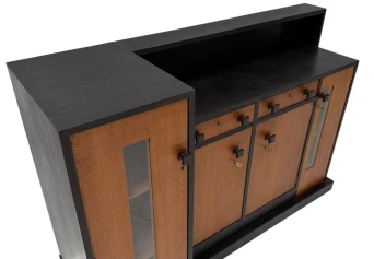 Oak Modernist Art Deco Sideboard or Credenza by Cor Alons, 1927